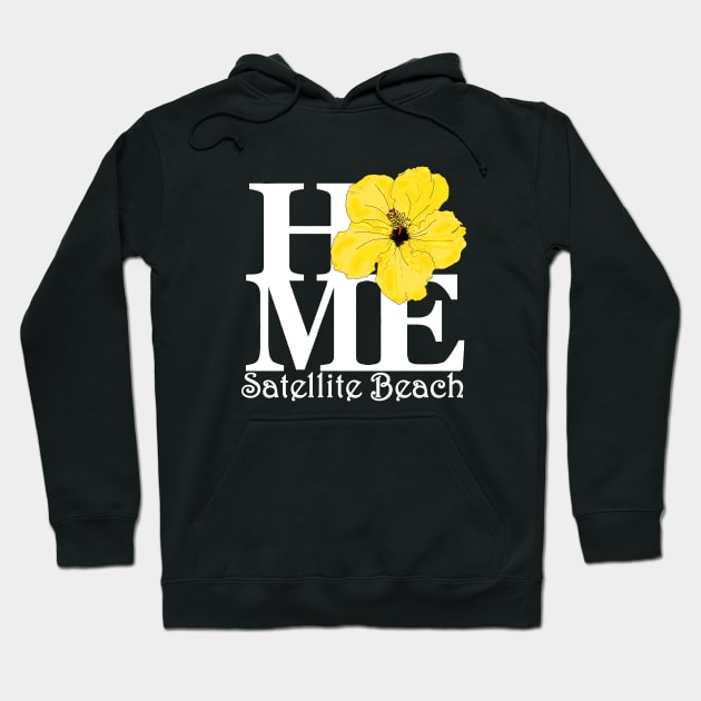 HOME Satellite Beach Yellow Hibiscus Hoodie by SatelliteBeach